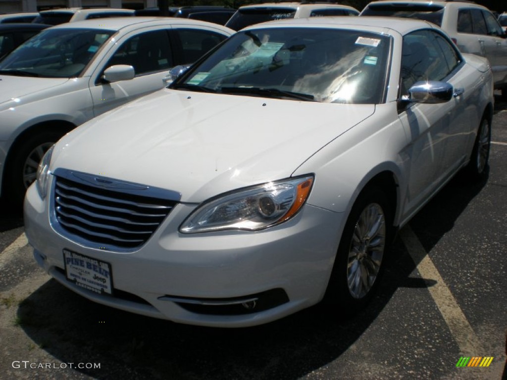 2011 200 Limited Convertible - Stone White / Black photo #1