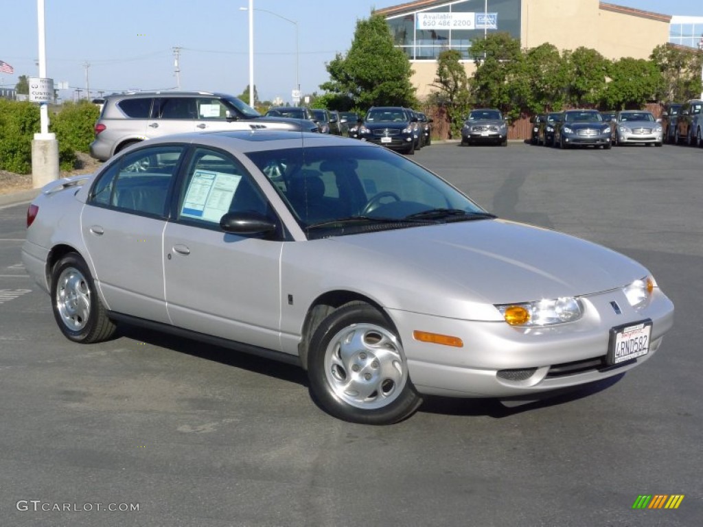 Silver 2001 Saturn S Series SL2 Sedan Exterior Photo #51319525