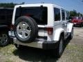 2011 Bright White Jeep Wrangler Unlimited Sahara 4x4  photo #2
