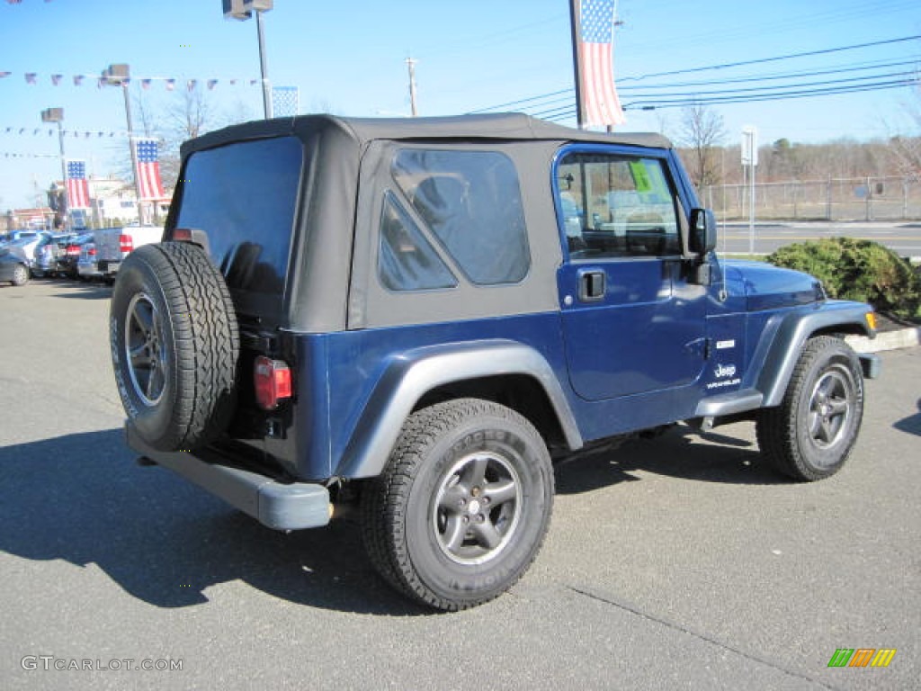 2004 Wrangler X 4x4 - Patriot Blue Pearl / Dark Slate Gray photo #3
