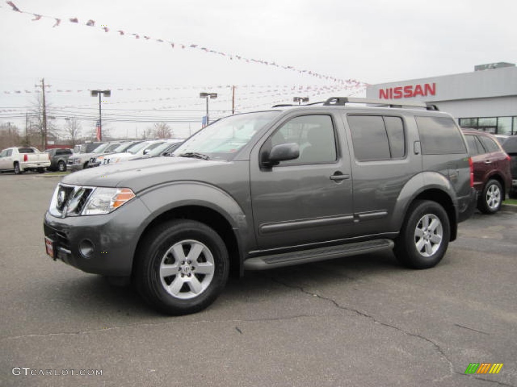 2008 Pathfinder SE 4x4 - Storm Gray / Graphite photo #1