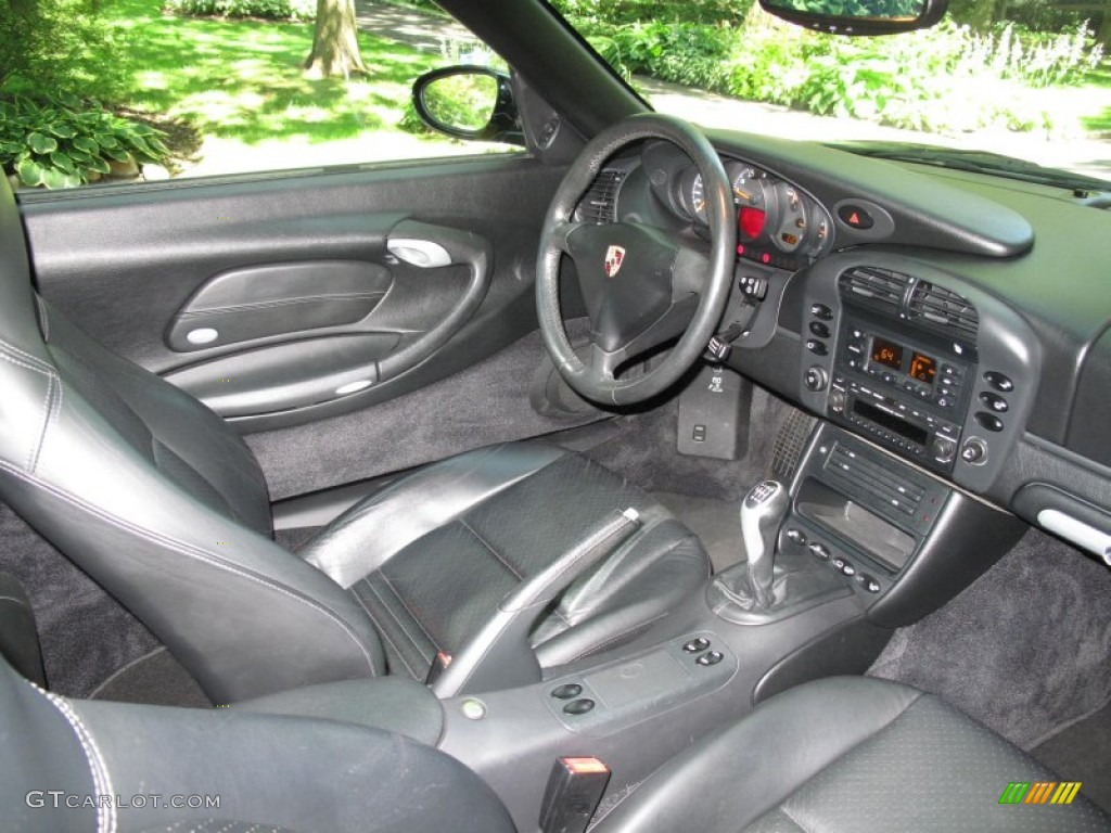 Black Interior 2003 Porsche 911 Targa Photo #51321790