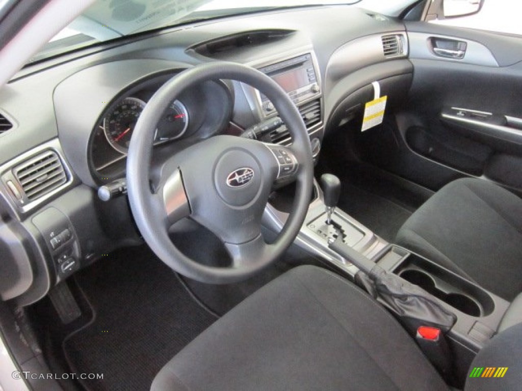 Carbon Black Interior 2011 Subaru Impreza 2.5i Sedan Photo #51321826