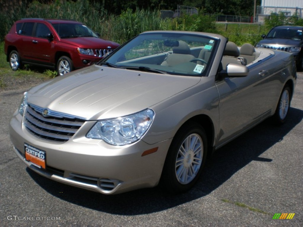 2008 Sebring Touring Convertible - Light Sandstone Metallic / Dark Khaki/Light Graystone photo #1