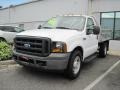 Oxford White 2006 Ford F350 Super Duty XL Regular Cab Stake Truck