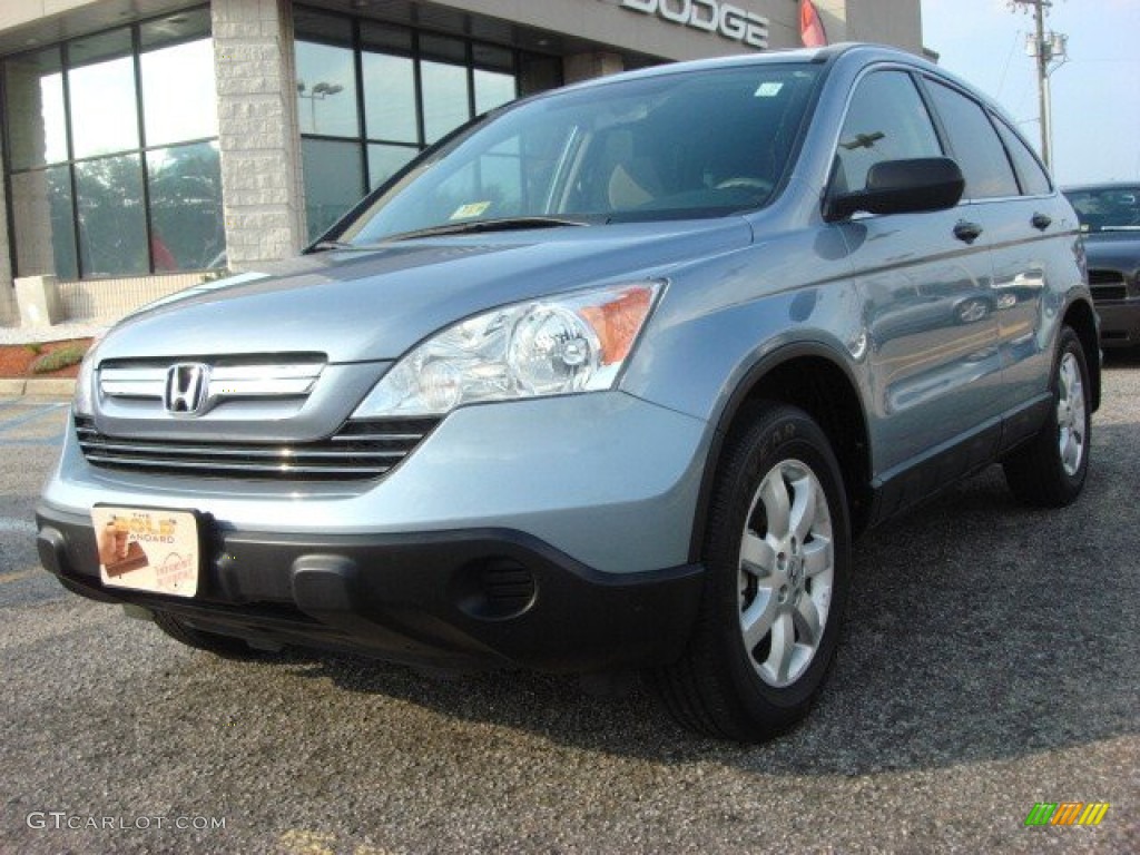 2008 CR-V EX - Glacier Blue Metallic / Gray photo #1