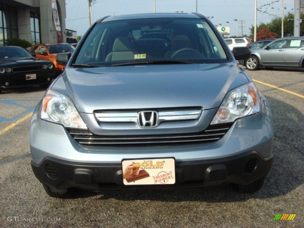 2008 CR-V EX - Glacier Blue Metallic / Gray photo #7