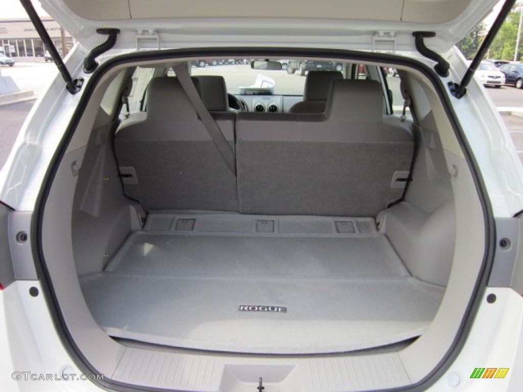 2011 Rogue S AWD - Pearl White / Gray photo #5