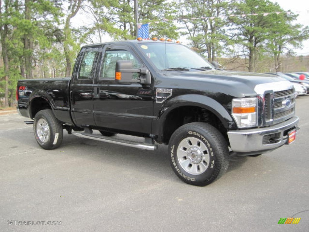 Black 2008 Ford F350 Super Duty FX4 SuperCab 4x4 Exterior Photo #51323695