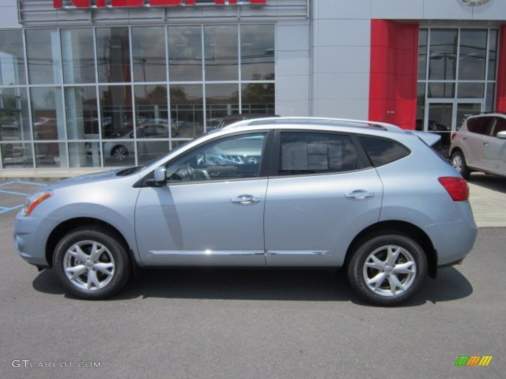 2011 Rogue SV AWD - Frosted Steel Metallic / Gray photo #2
