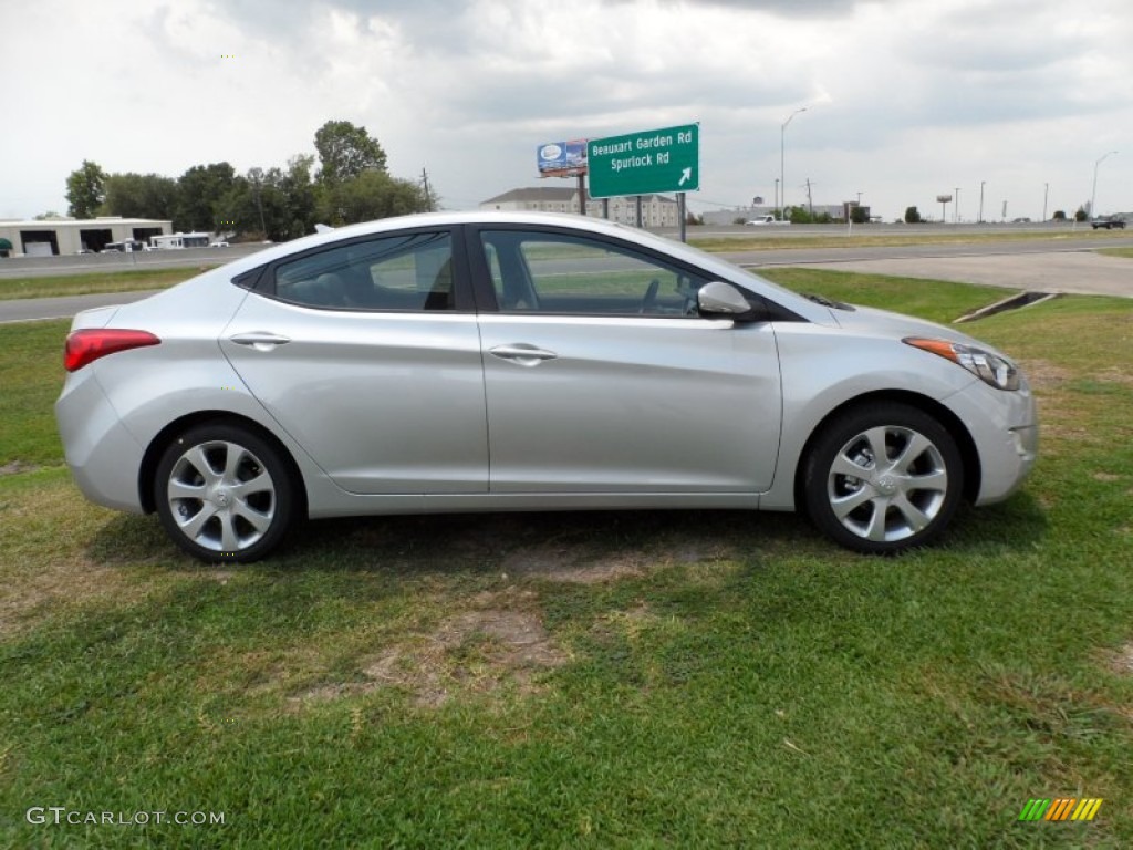 Shimmering Silver 2012 Hyundai Elantra Limited Exterior Photo #51323848