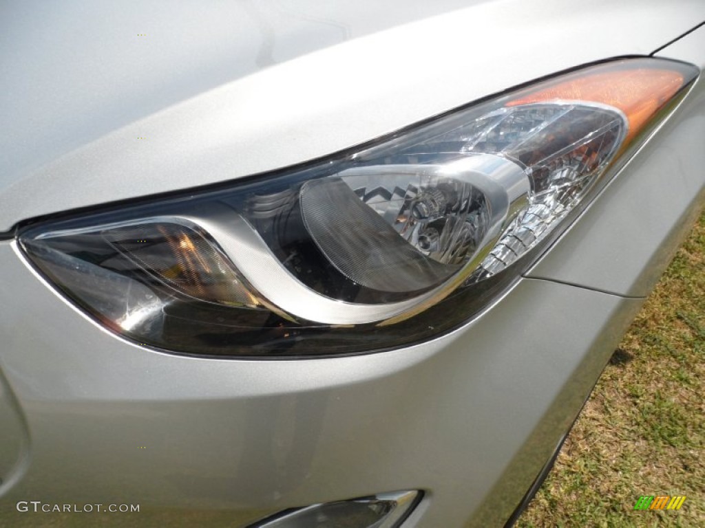 2012 Elantra Limited - Shimmering Silver / Gray photo #9