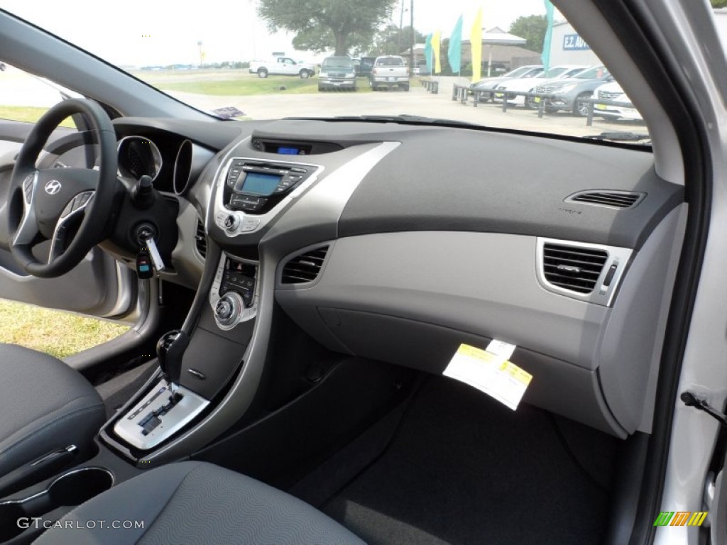 2012 Hyundai Elantra Limited Gray Dashboard Photo #51324112