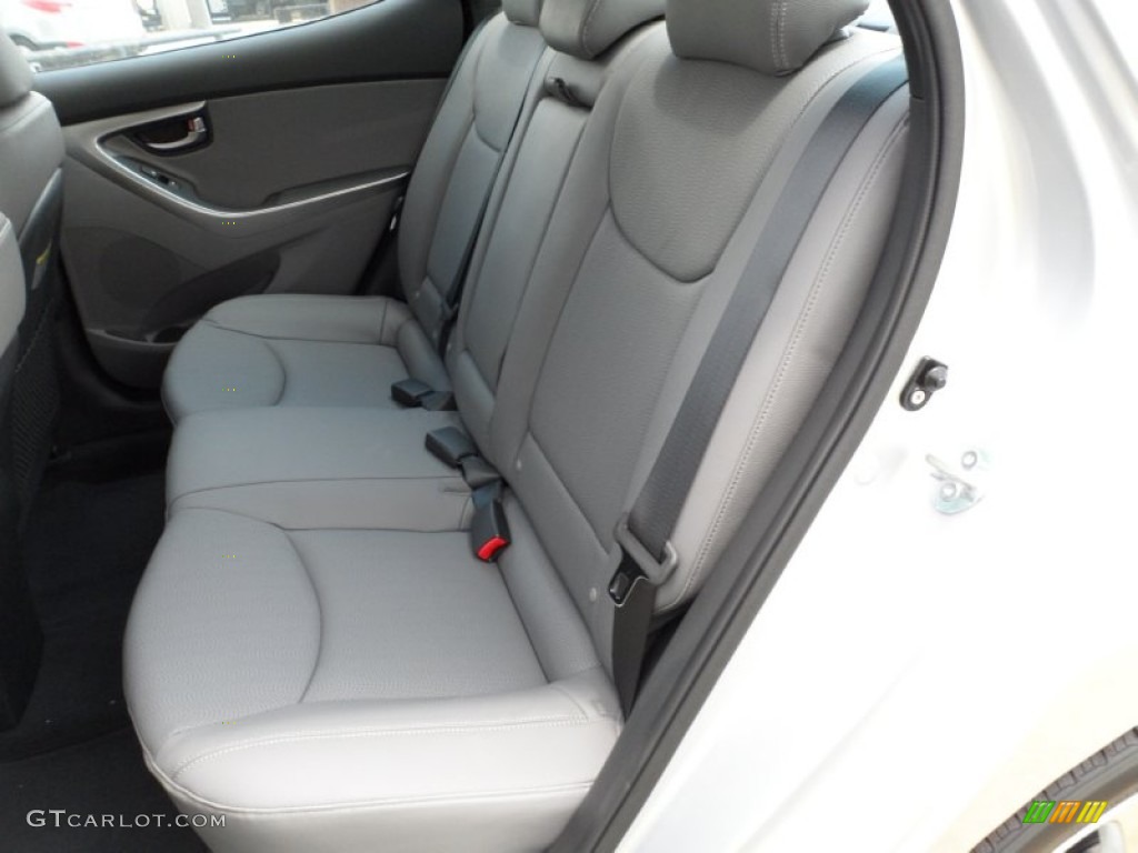 Gray Interior 2012 Hyundai Elantra Limited Photo #51324139