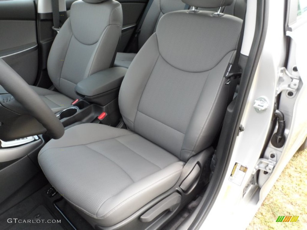 Gray Interior 2012 Hyundai Elantra Limited Photo #51324187