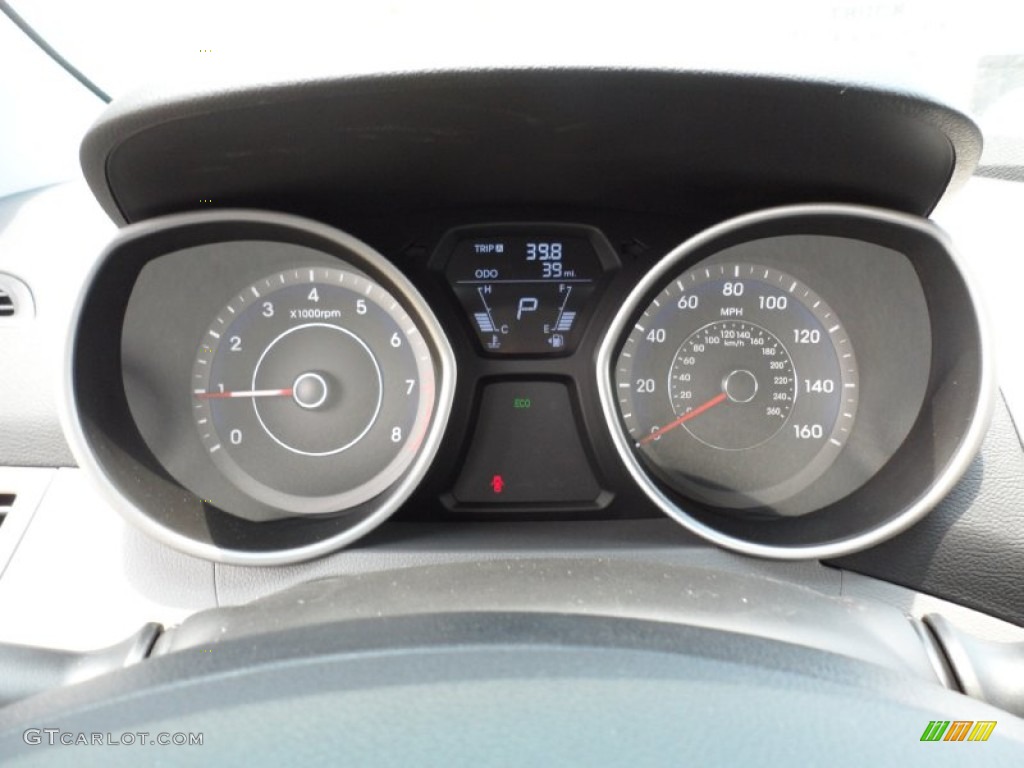 2012 Hyundai Elantra Limited Gauges Photo #51324316