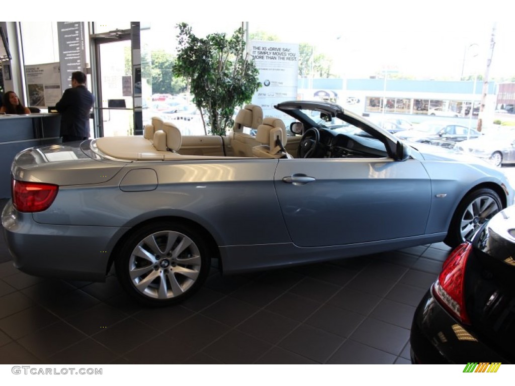 2011 3 Series 328i Convertible - Blue Water Metallic / Cream Beige photo #2