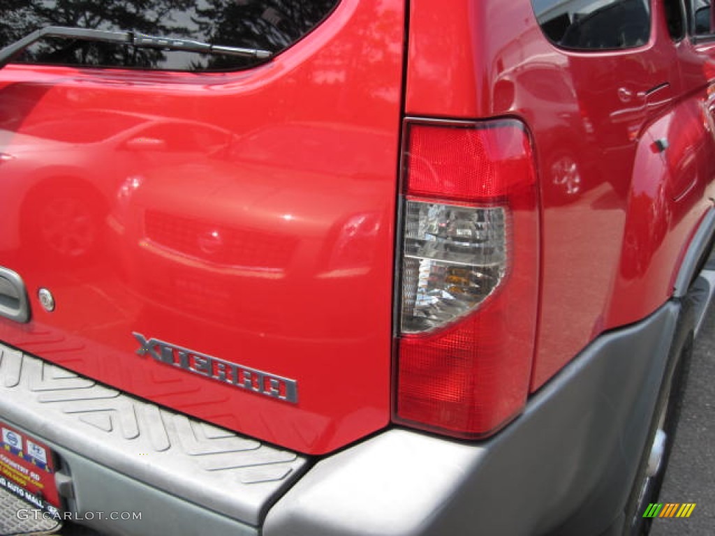 2001 Xterra XE V6 4x4 - Aztec Red / Dusk Gray photo #5