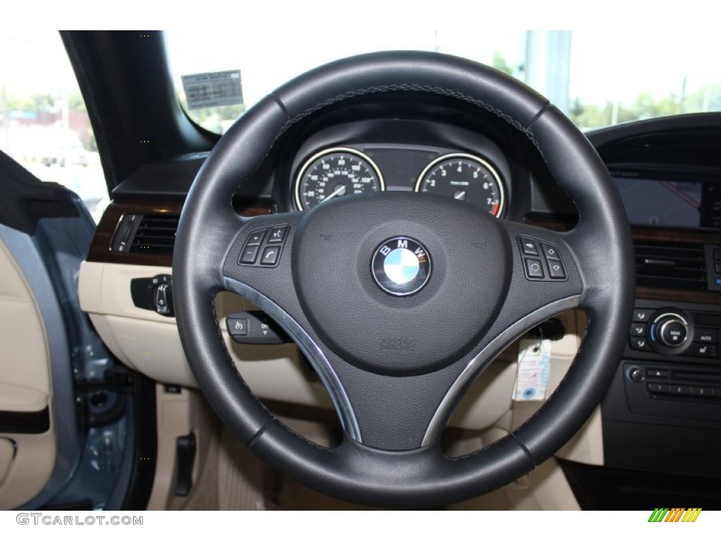 2011 3 Series 328i Convertible - Blue Water Metallic / Cream Beige photo #10