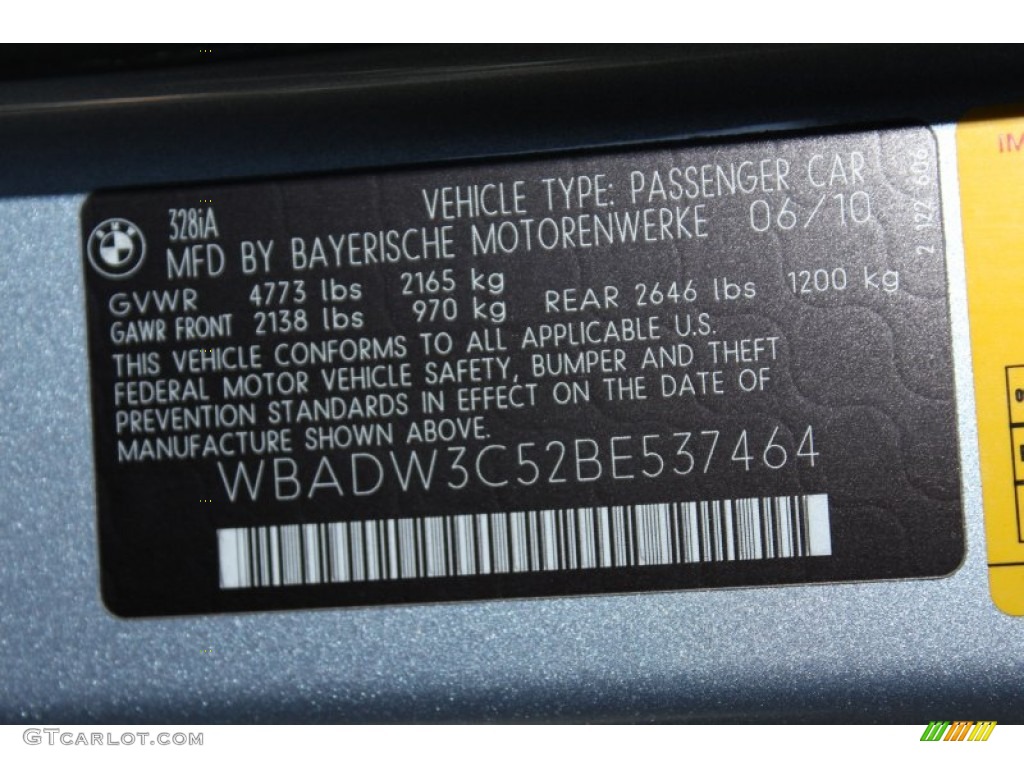 2011 3 Series 328i Convertible - Blue Water Metallic / Cream Beige photo #26