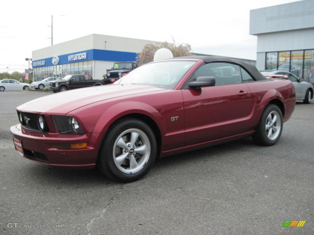 Redfire Metallic Ford Mustang