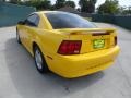 2004 Screaming Yellow Ford Mustang V6 Coupe  photo #5