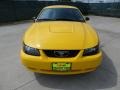 2004 Screaming Yellow Ford Mustang V6 Coupe  photo #8