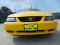 2004 Screaming Yellow Ford Mustang V6 Coupe  photo #9