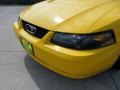 2004 Screaming Yellow Ford Mustang V6 Coupe  photo #11