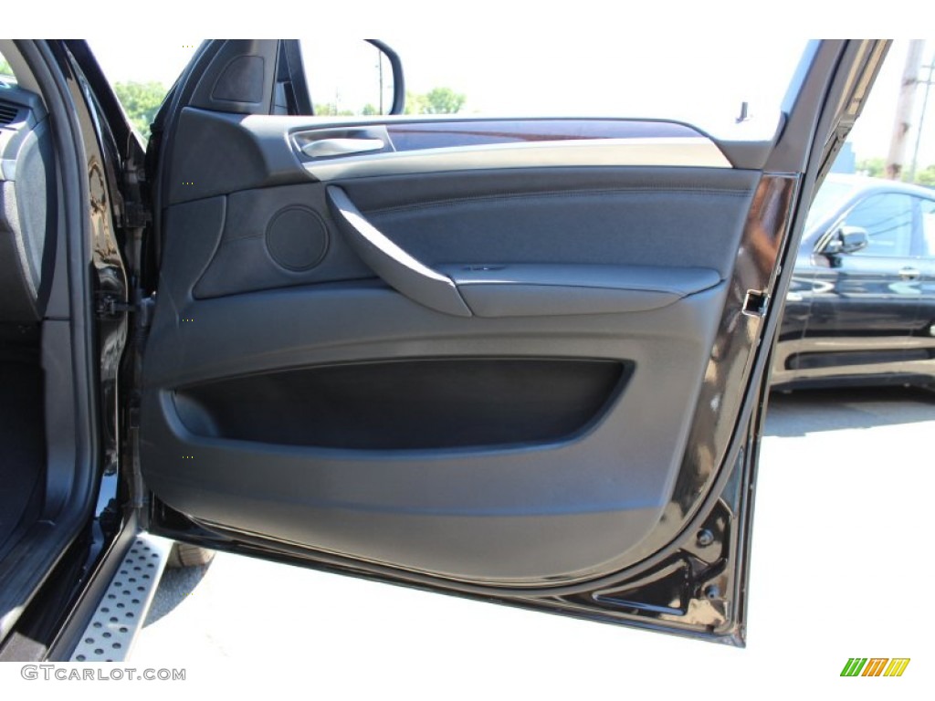 2010 X6 xDrive35i - Black Sapphire Metallic / Black photo #25