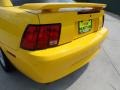 2004 Screaming Yellow Ford Mustang V6 Coupe  photo #20