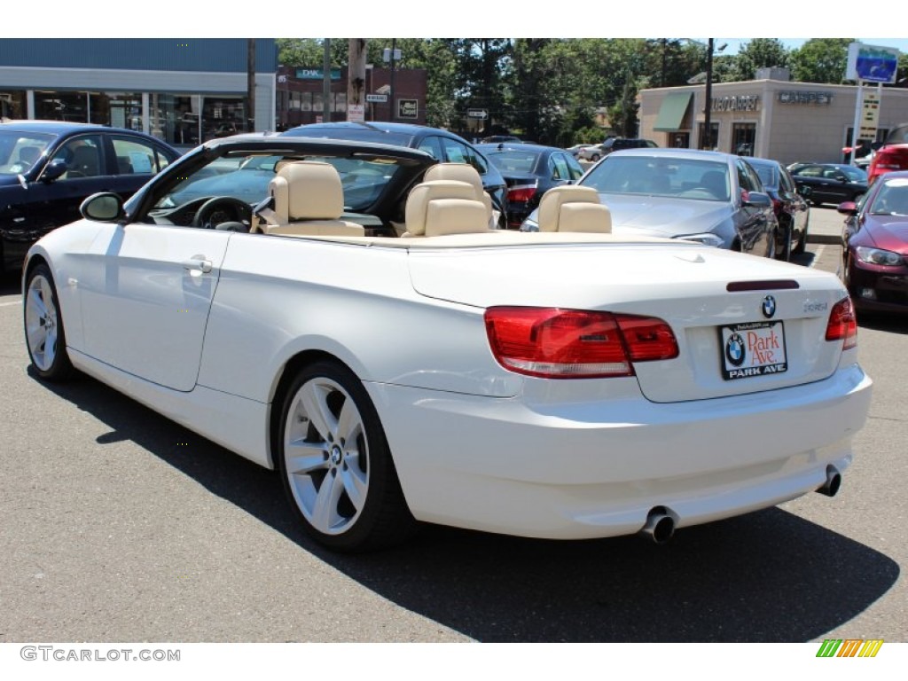 2008 3 Series 335i Convertible - Alpine White / Cream Beige photo #7