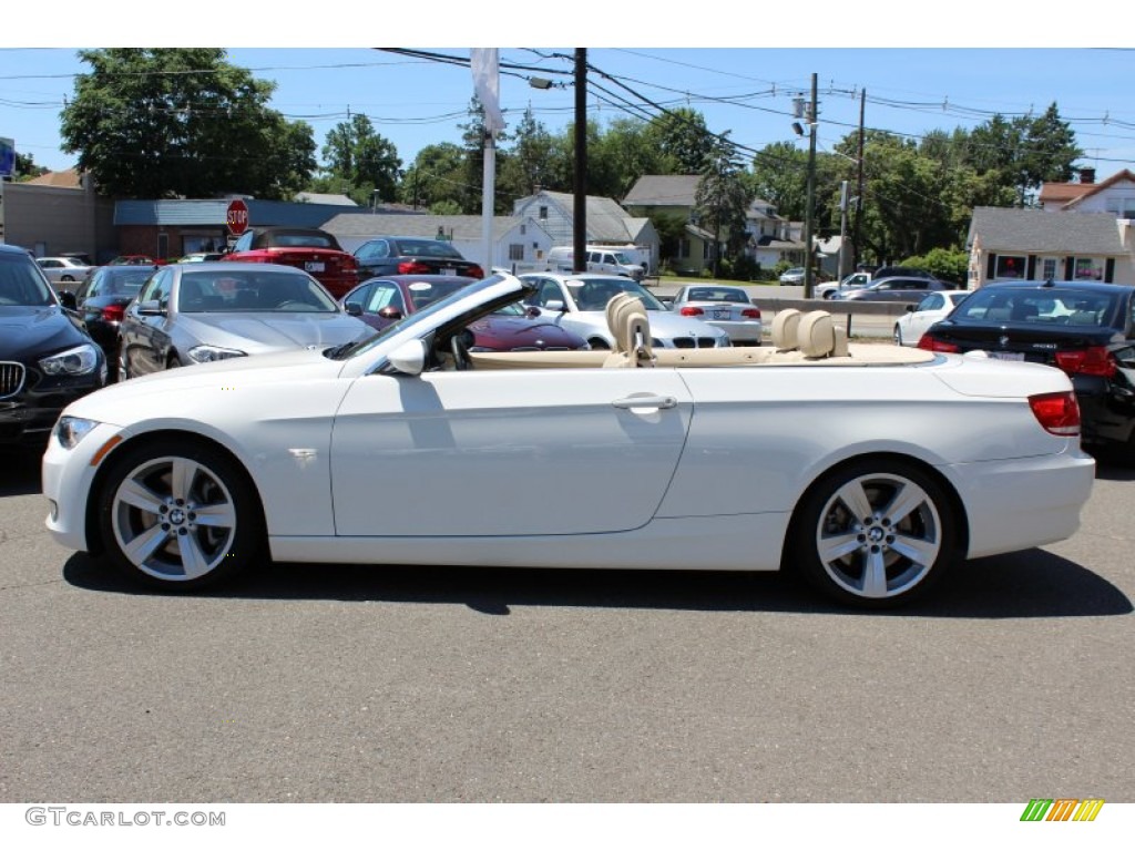 2008 3 Series 335i Convertible - Alpine White / Cream Beige photo #8