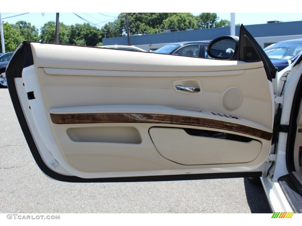 2008 3 Series 335i Convertible - Alpine White / Cream Beige photo #9