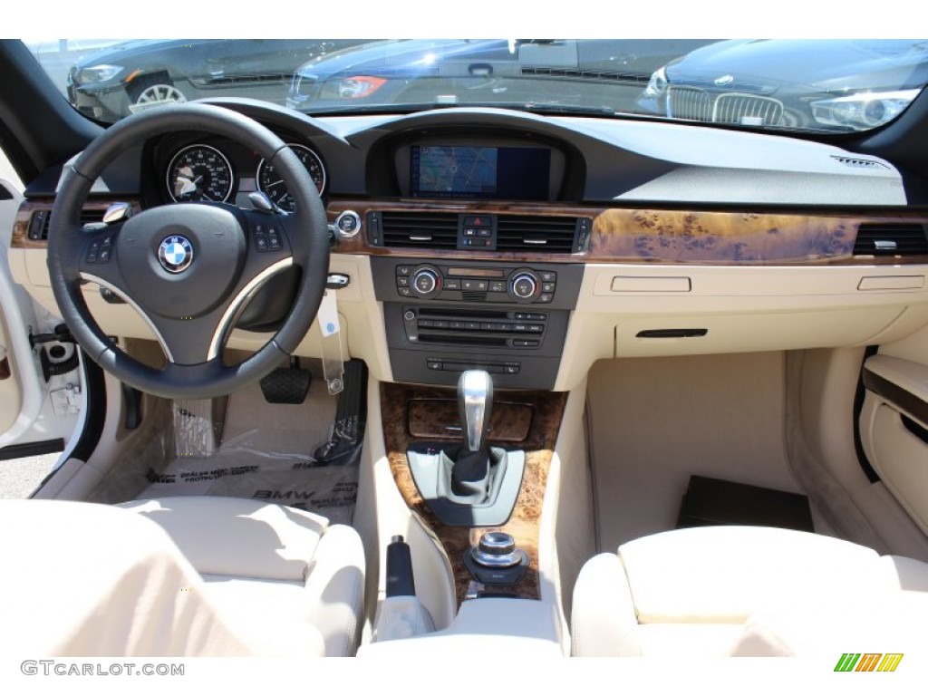 2008 3 Series 335i Convertible - Alpine White / Cream Beige photo #13