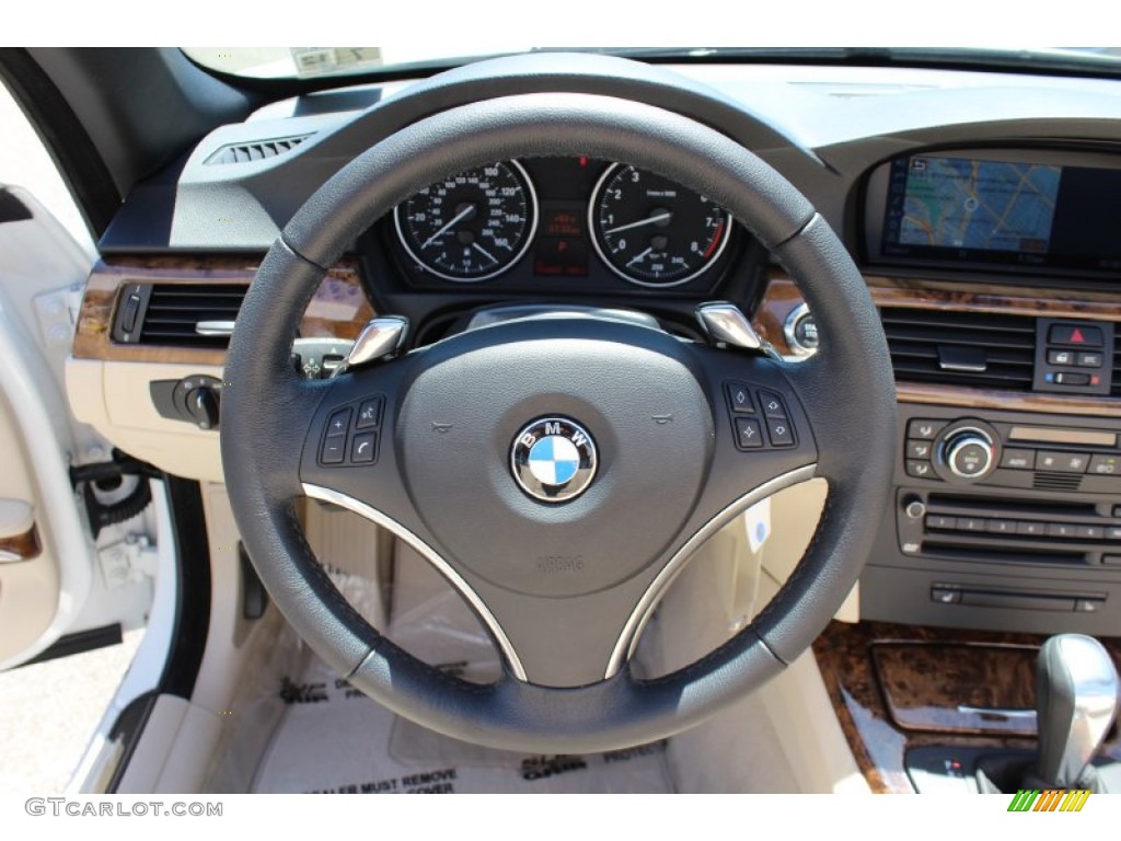 2008 3 Series 335i Convertible - Alpine White / Cream Beige photo #14