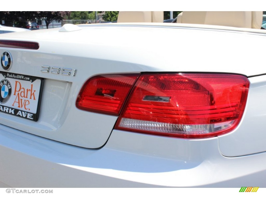 2008 3 Series 335i Convertible - Alpine White / Cream Beige photo #21