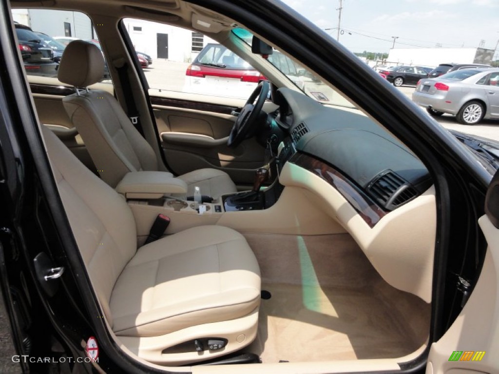 2001 3 Series 325xi Sedan - Jet Black / Beige photo #19