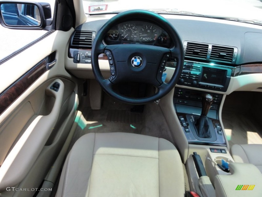 2001 3 Series 325xi Sedan - Jet Black / Beige photo #29