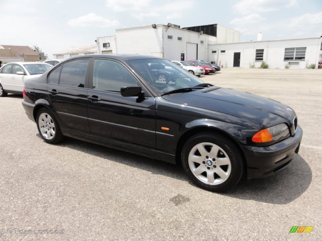 2001 3 Series 325xi Sedan - Jet Black / Black photo #6