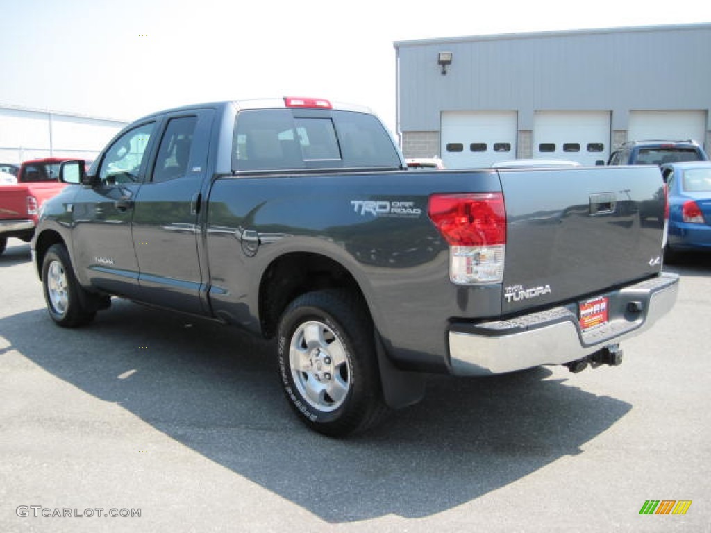 2010 Tundra TRD Double Cab 4x4 - Slate Gray Metallic / Graphite Gray photo #2