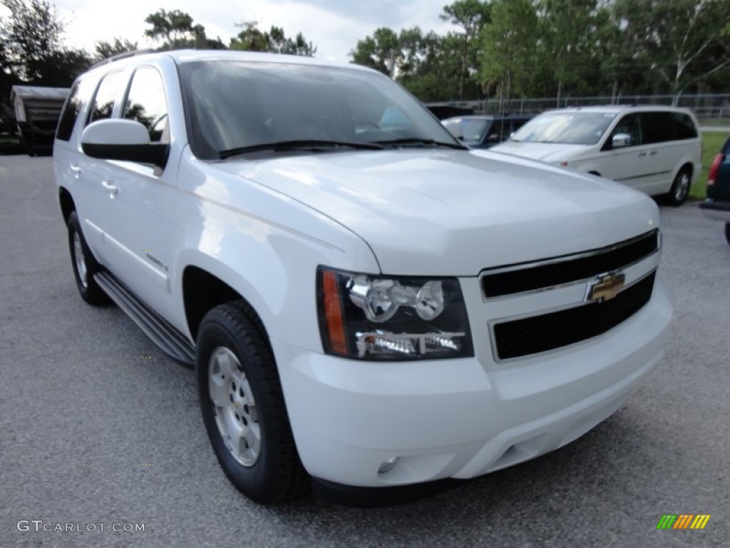 2008 Tahoe LT - Summit White / Light Cashmere/Ebony photo #13