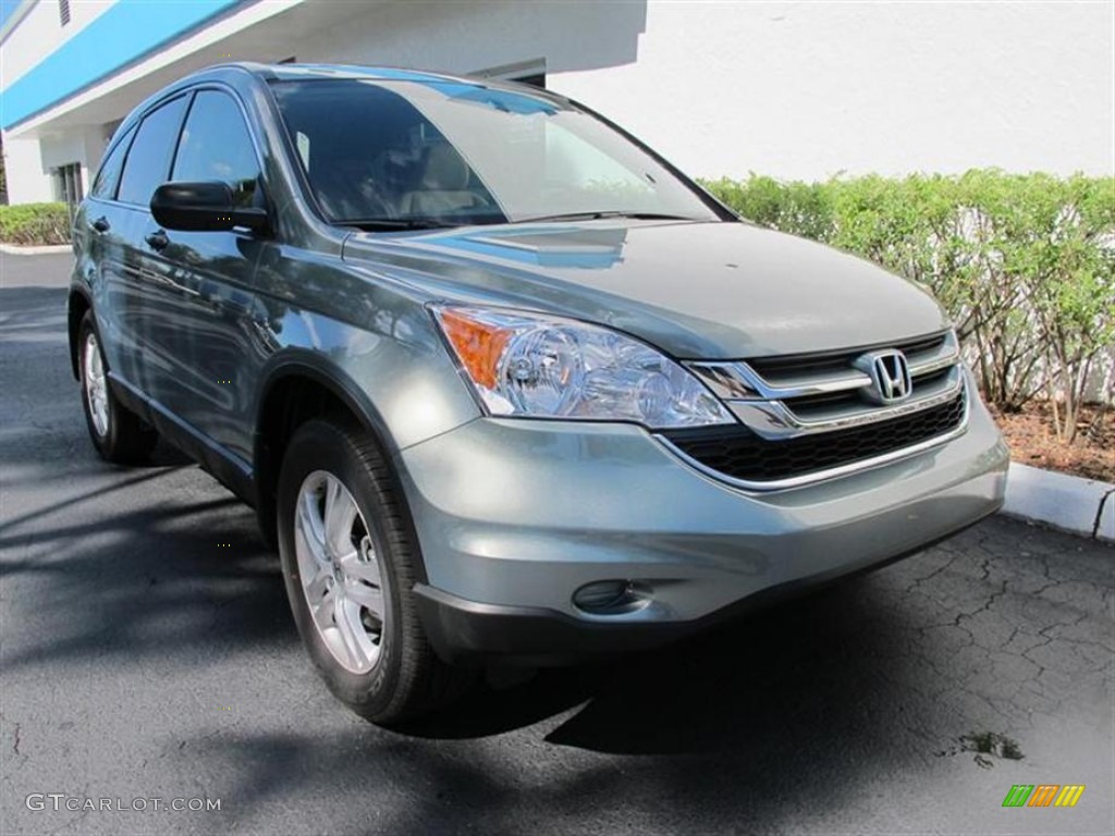 2011 CR-V EX - Opal Sage Metallic / Ivory photo #1