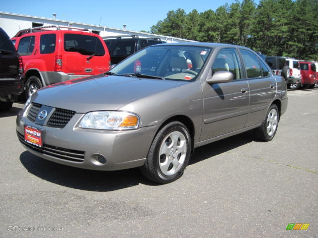 2005 Sentra 1.8 S - Bronze Shimmer / Taupe photo #1