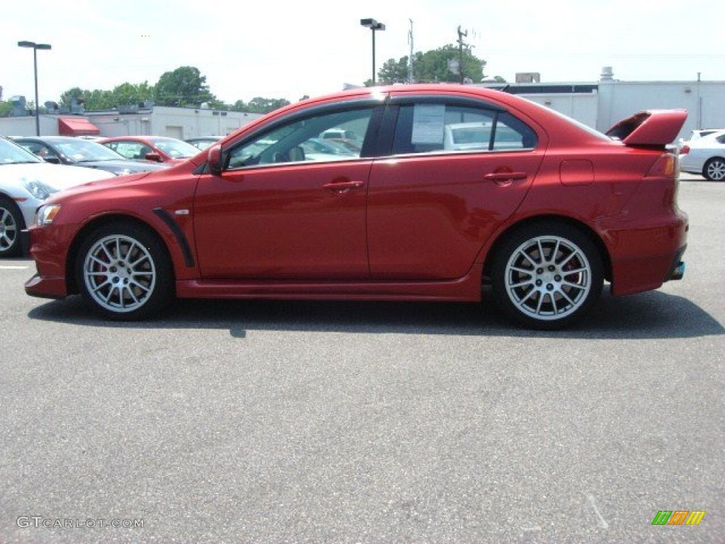 Rally Red Metallic 2008 Mitsubishi Lancer Evolution GSR Exterior Photo #51333406