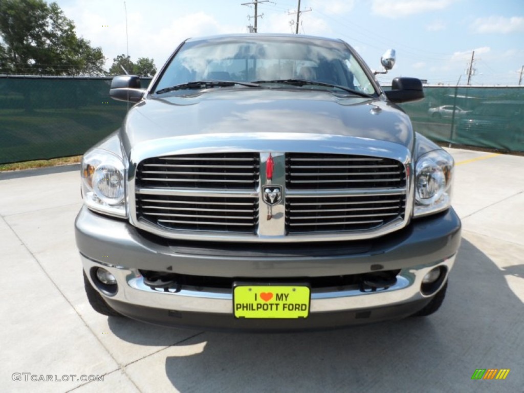 2008 Ram 3500 Lone Star Quad Cab 4x4 - Mineral Gray Metallic / Medium Slate Gray photo #8