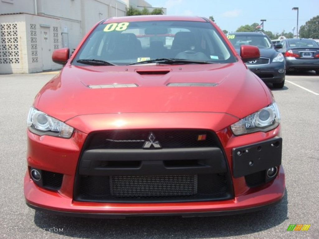 Rally Red Metallic 2008 Mitsubishi Lancer Evolution GSR Exterior Photo #51333442