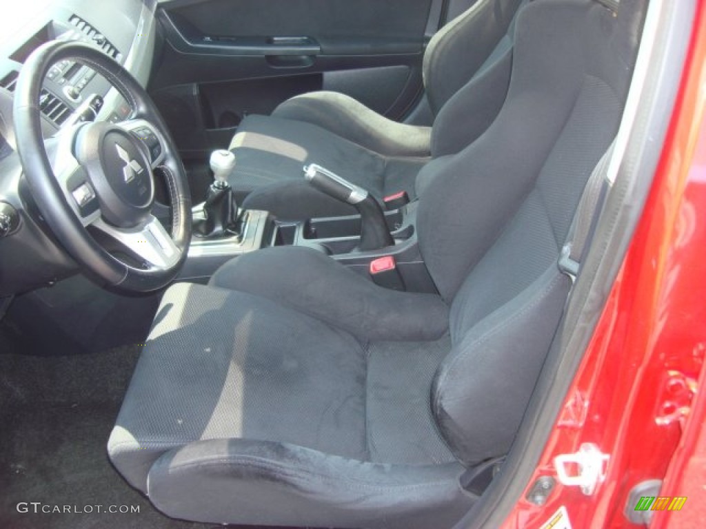 Black Interior 2008 Mitsubishi Lancer Evolution GSR Photo #51333457