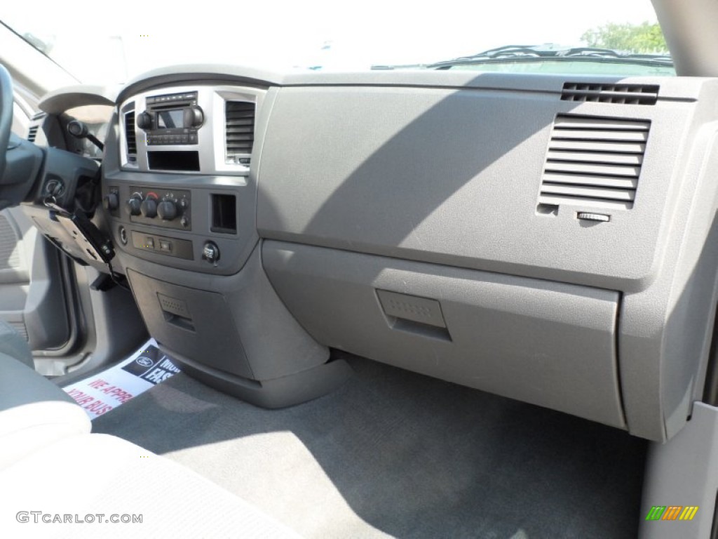 2008 Dodge Ram 3500 Lone Star Quad Cab 4x4 Medium Slate Gray Dashboard Photo #51333841