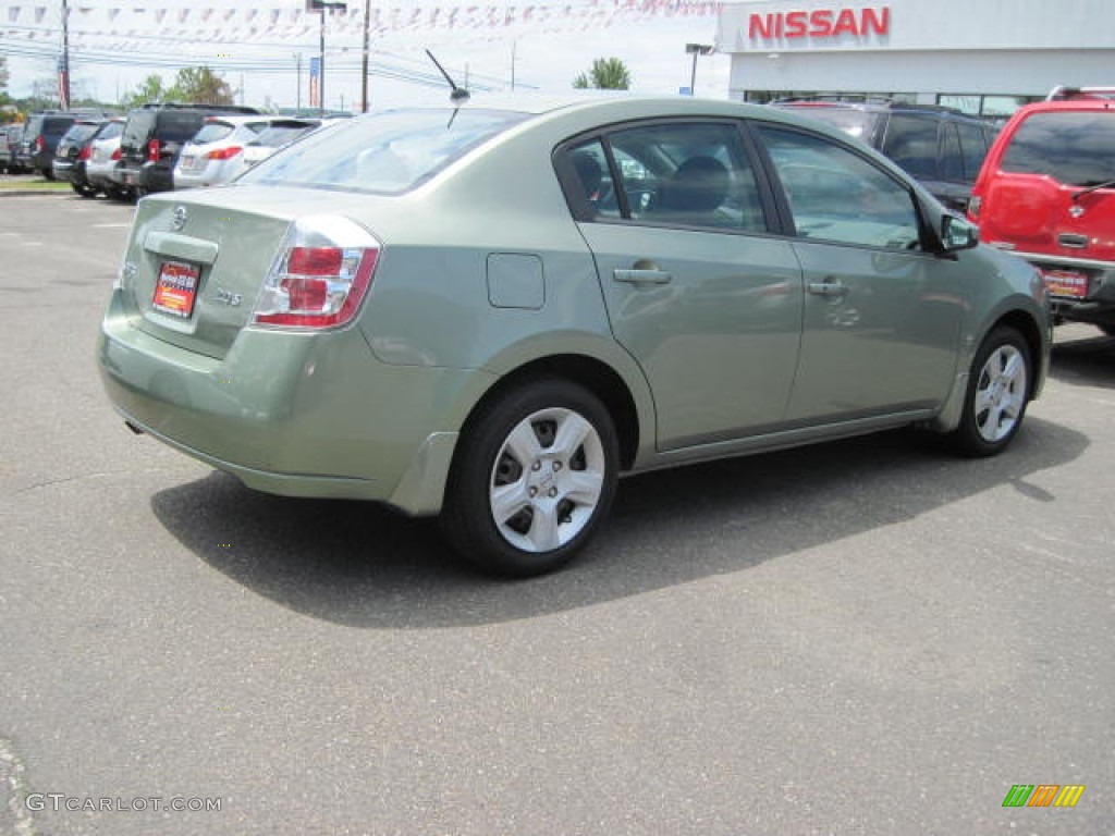 2007 Sentra 2.0 S - Metallic Jade / Charcoal/Steel photo #3